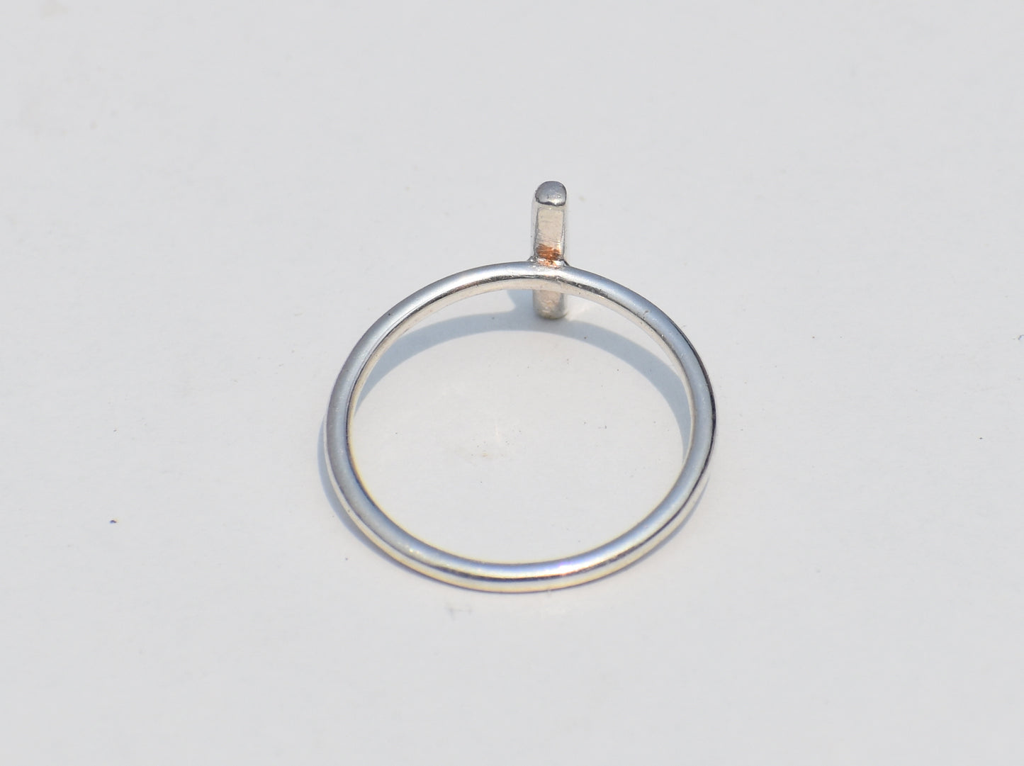 Minimalist Bar Ring, Sterling Silver Bar Ring, Dainty Ring, Thin Ring, Unisex Ring, Solid Silver Ring, Piece Ring, Christmas gift,