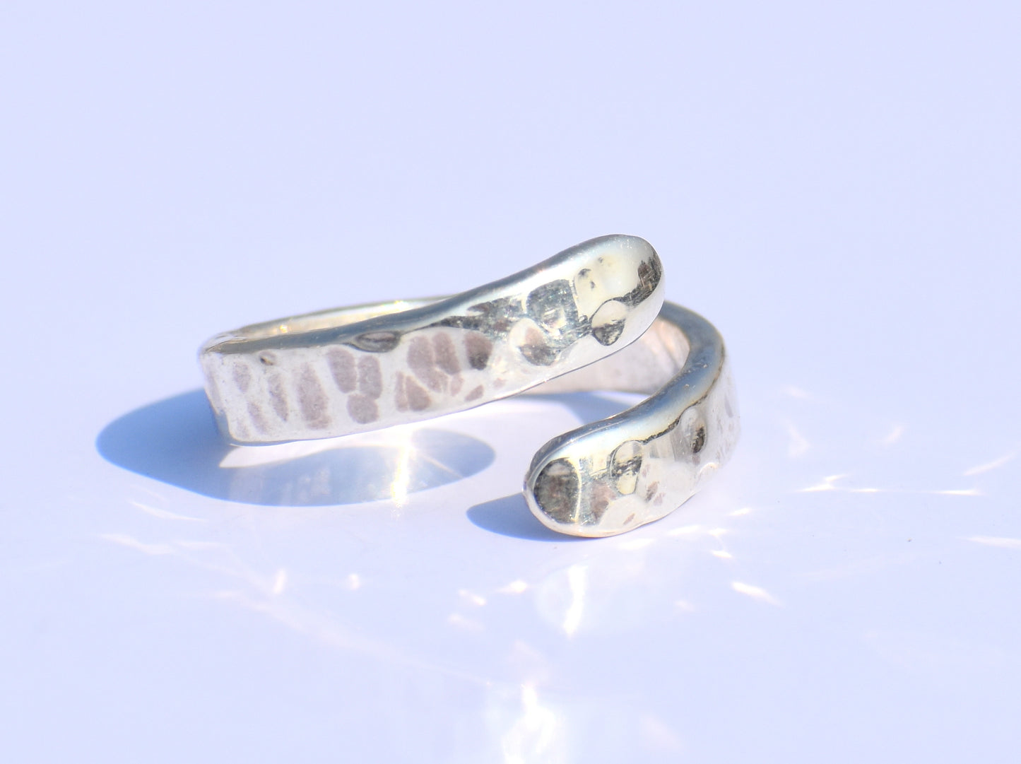 Open Ring, Sterling Silver Ring, Handmade Ring, Stacking Jewelry, Adjustable Ring, Minimalist Ring, Thumb Ring, Toe Ring, Ring For Her