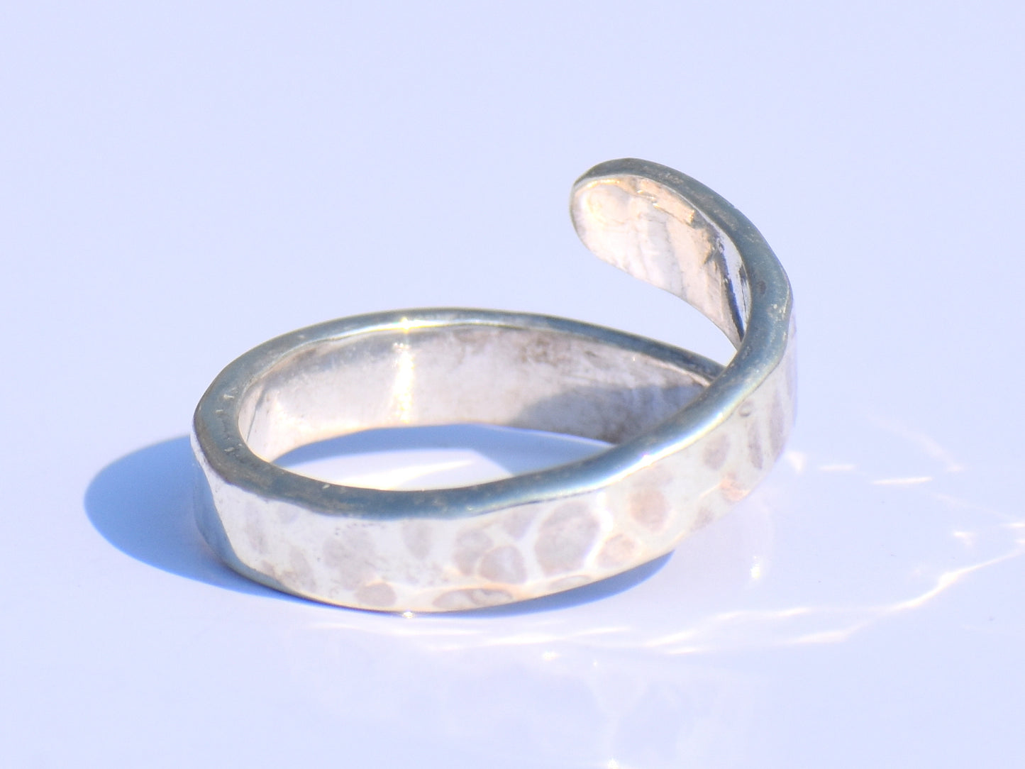 Open Ring, Sterling Silver Ring, Handmade Ring, Stacking Jewelry, Adjustable Ring, Minimalist Ring, Thumb Ring, Toe Ring, Ring For Her