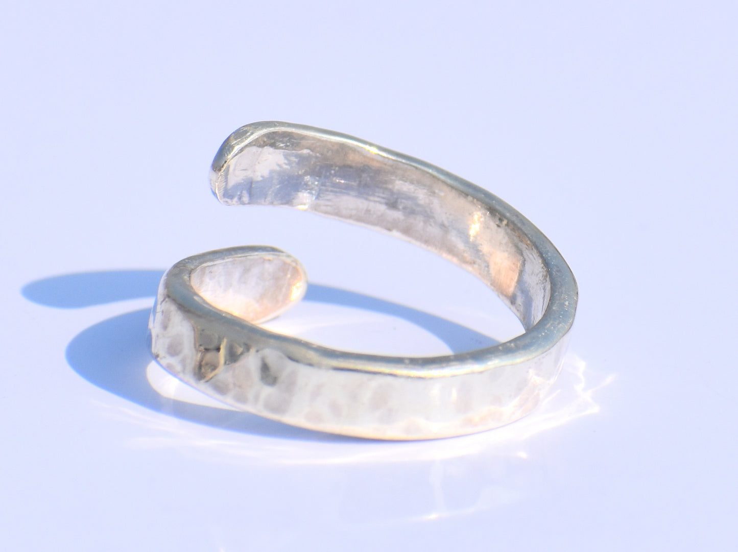 Open Ring, Sterling Silver Ring, Handmade Ring, Stacking Jewelry, Adjustable Ring, Minimalist Ring, Thumb Ring, Toe Ring, Ring For Her