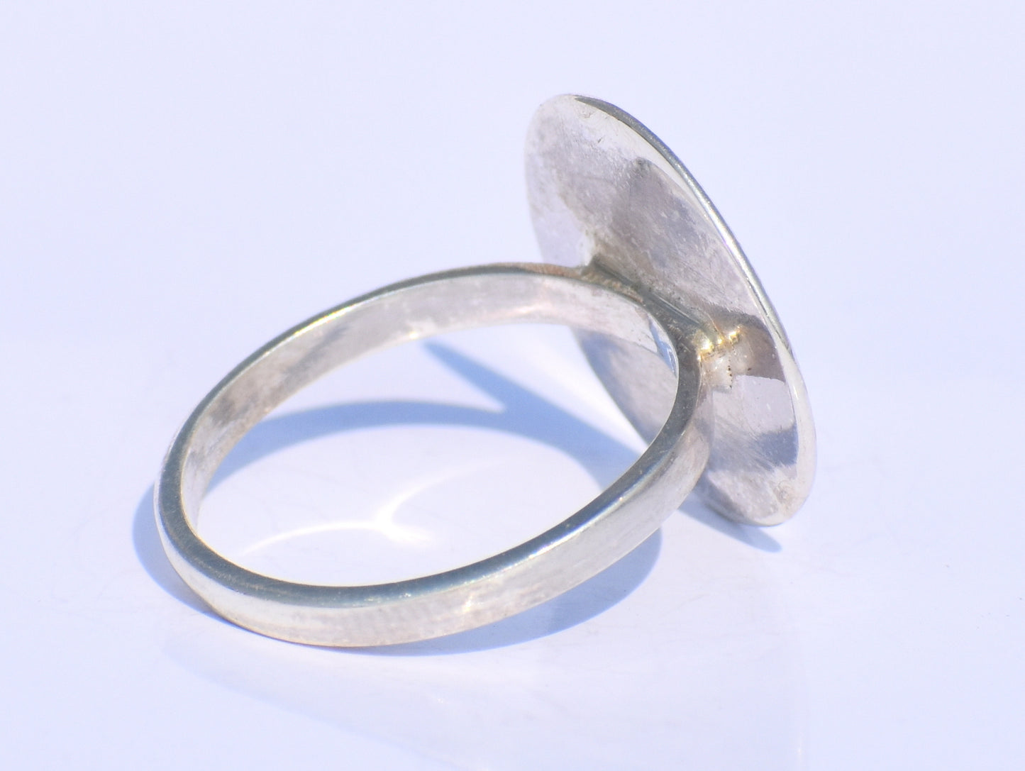 Full Moon Ring, Sterling Silver Jewelry, Statement Ring, Bohemian Jewelry, Solid Circle Ring, Handmade Jewelry, Unisex Ring, Rings For Women