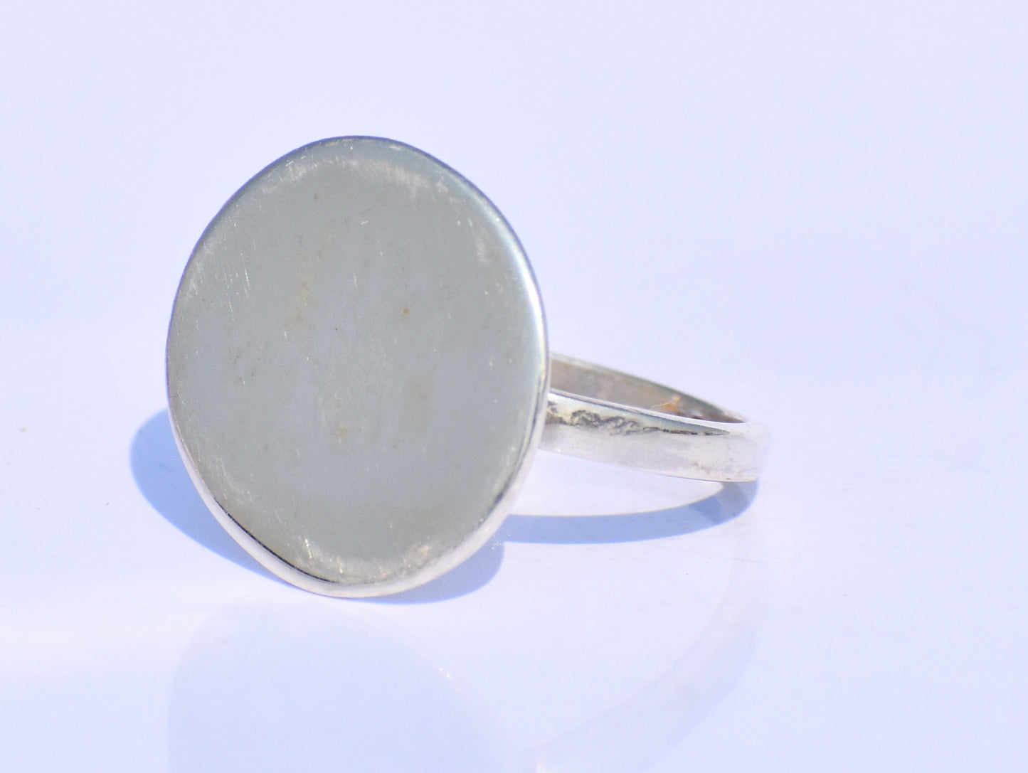 Full Moon Ring, Sterling Silver Jewelry, Statement Ring, Bohemian Jewelry, Solid Circle Ring, Handmade Jewelry, Unisex Ring, Rings For Women