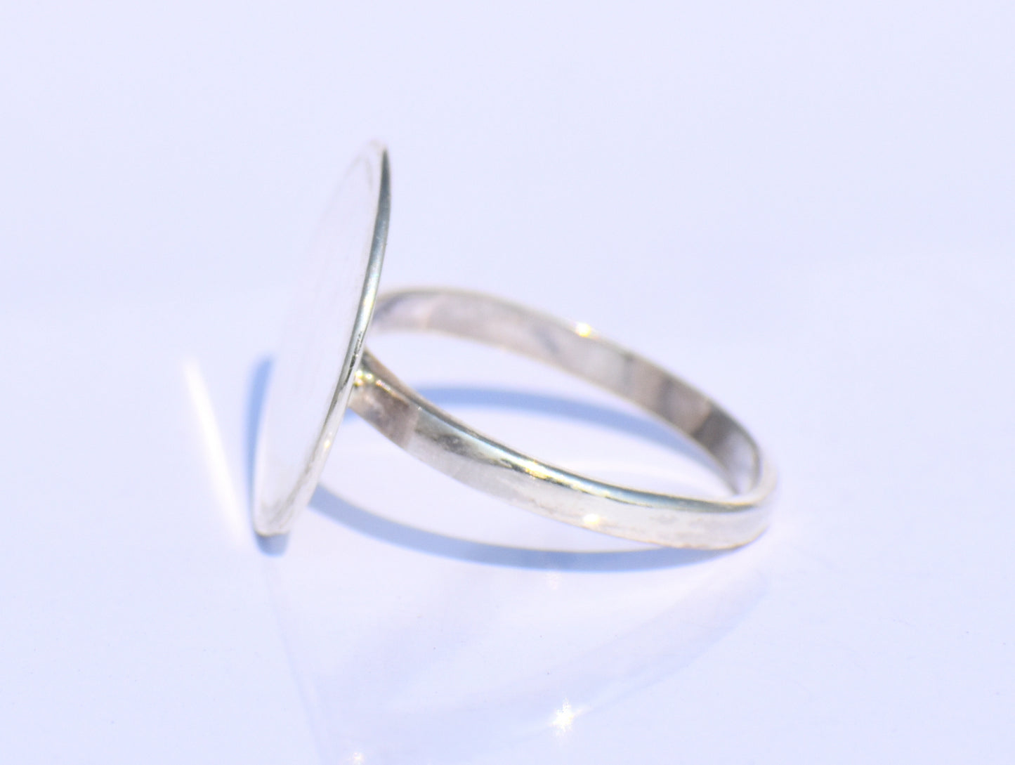 Full Moon Ring, Sterling Silver Jewelry, Statement Ring, Bohemian Jewelry, Solid Circle Ring, Handmade Jewelry, Unisex Ring, Rings For Women