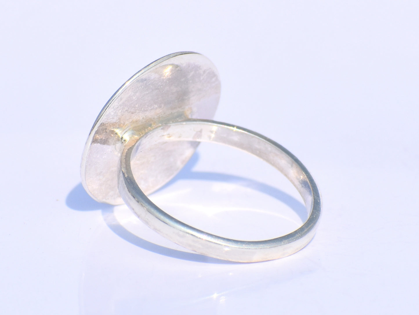 Full Moon Ring, Sterling Silver Jewelry, Statement Ring, Bohemian Jewelry, Solid Circle Ring, Handmade Jewelry, Unisex Ring, Rings For Women