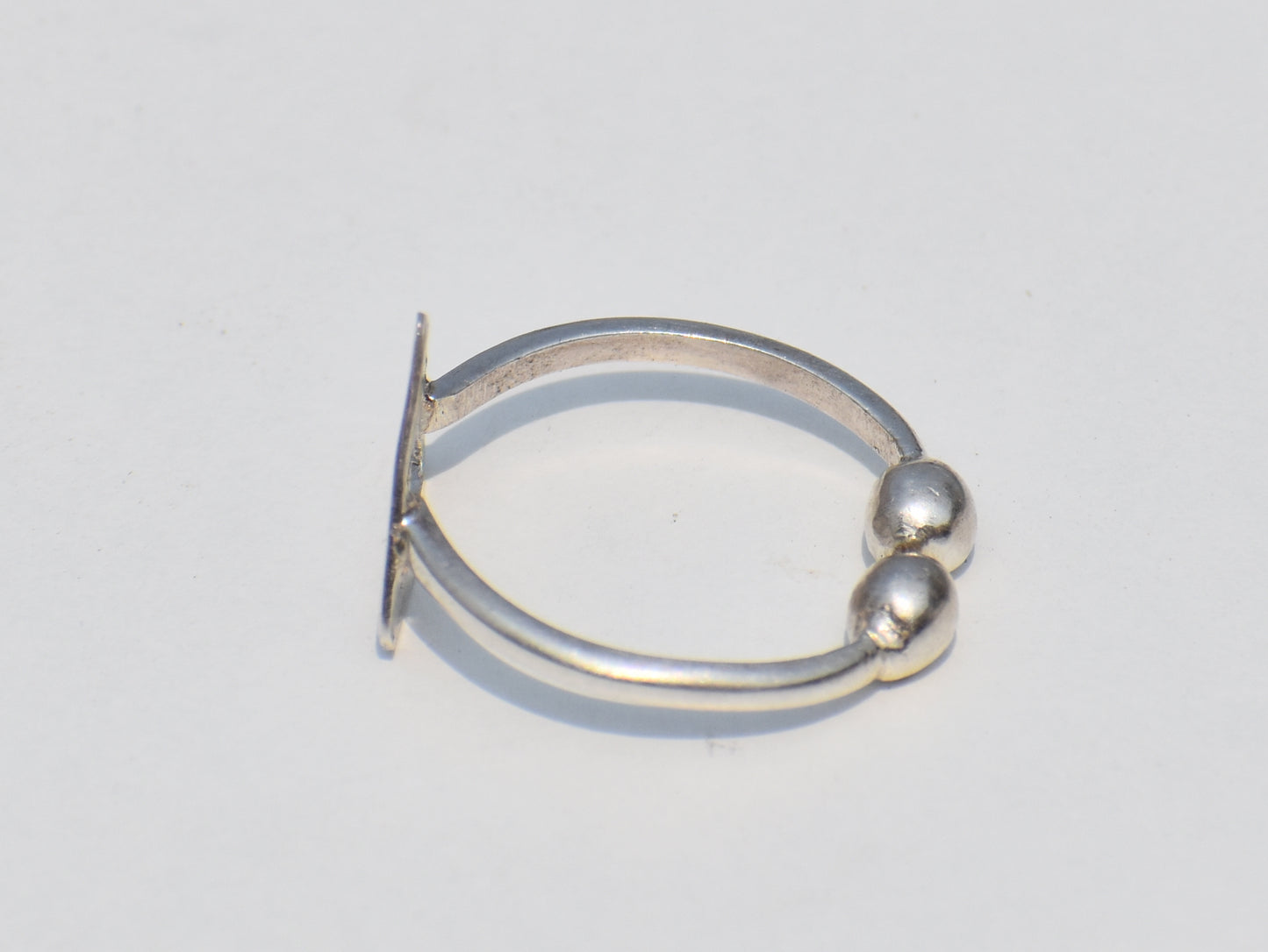 Hollow Triangle Ring, Adjustable Ring, Sterling Silver Ring, Dainty Ring, Boho Ring, Stacking Ring, Duzy Ring, Personalized Ring, Plain Ring