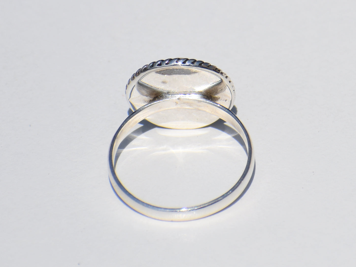 Rainbow Moonstone, Moonstone Ring, Sterling Silver Ring, Round Gemstone, Handmade Ring, Statement Ring, Vintage Ring, Everyday Ring, Gift