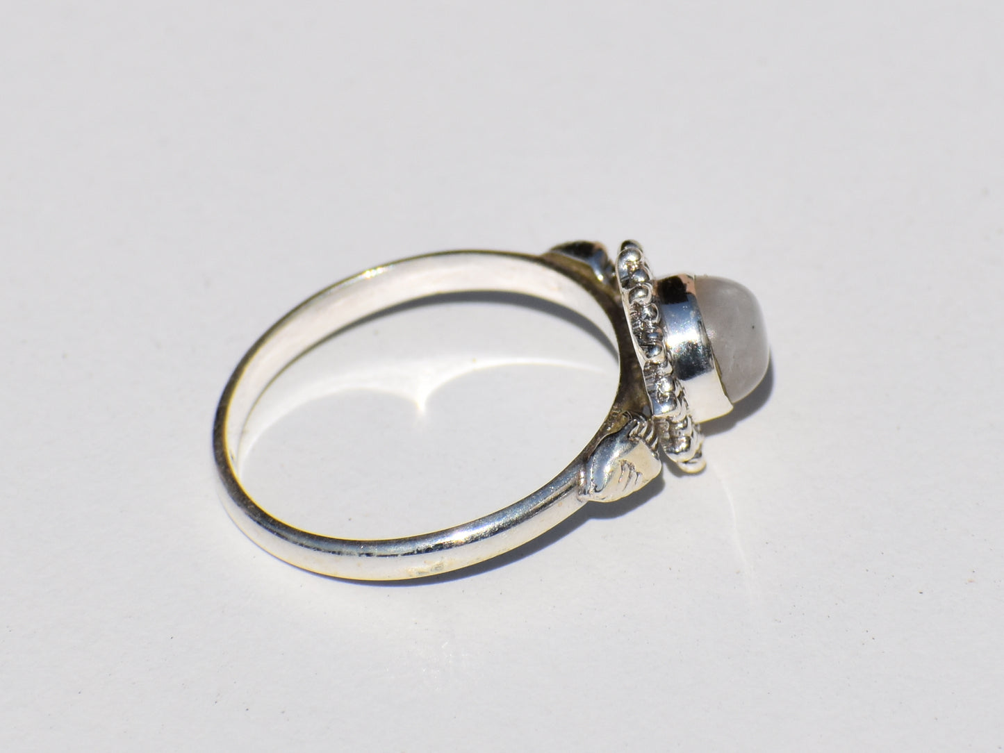 Moonstone Ring, 925 Silver Ring, Handmade Ring, Birthstone Ring, Gemstone Ring, Solitaire Ring, Women Jewelry, Valentine Gift, Gift For her