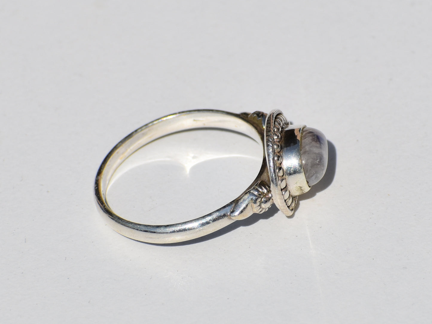 Moonstone Ring, Handmade Ring, Sterling Silver Ring, Gemstone Ring, Birthstone Ring, Statement Ring, Boho Ring, Valentine Gift, Gift For Her