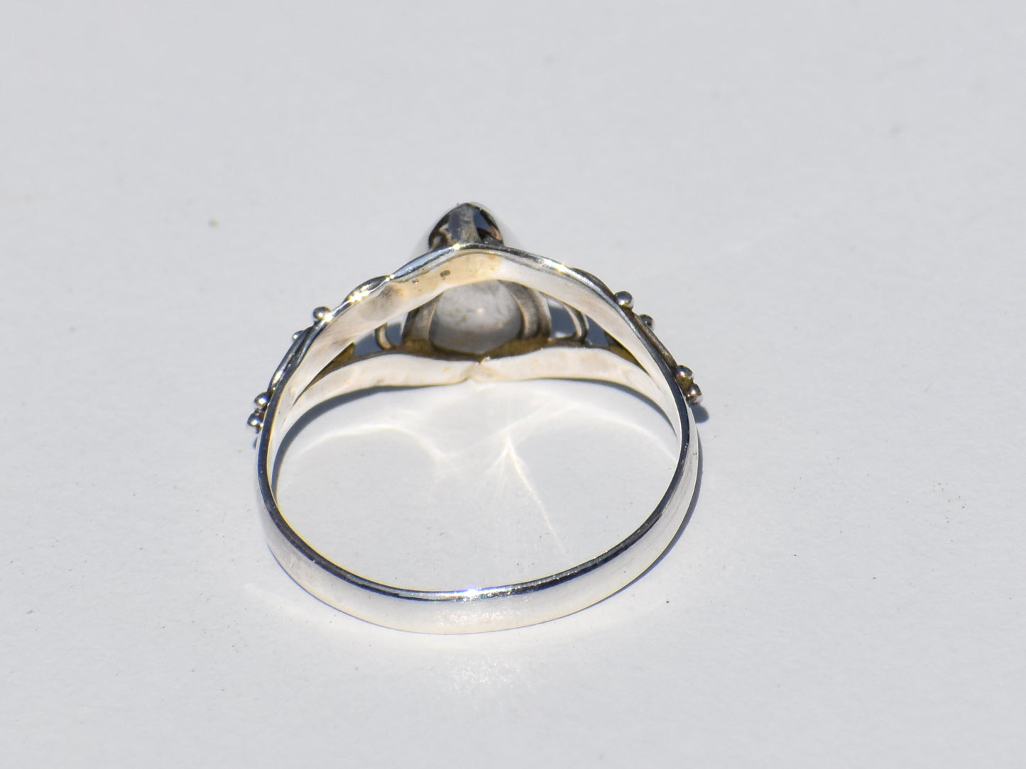 Moonstone Ring, 925 Sterling Silver ring, Pear Moonstone Ring, Bohemian Ring, Silver Ring, Minimalist Style, Gift For Her, Anniversary Gift