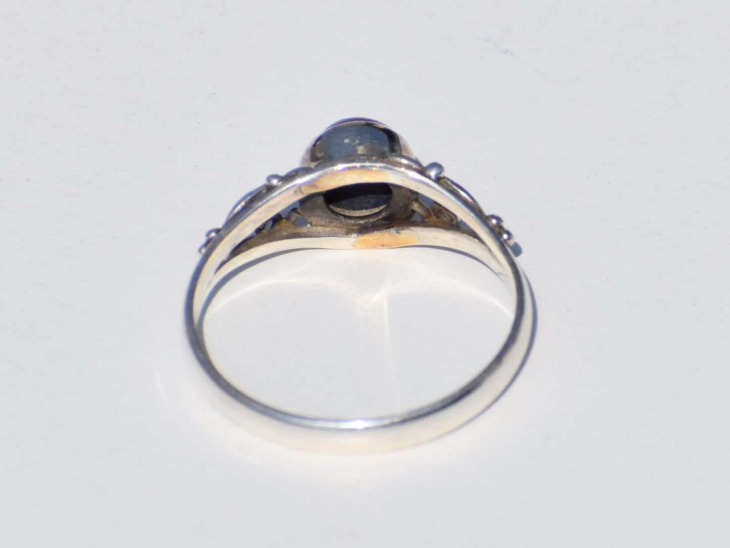 Lapis Lazuli Ring, Sterling Silver Ring, Handmade Ring, Lapis Ring, Round Lapis lazuli, Natural Lapis Lazuli, Statement Ring, Gift For Women