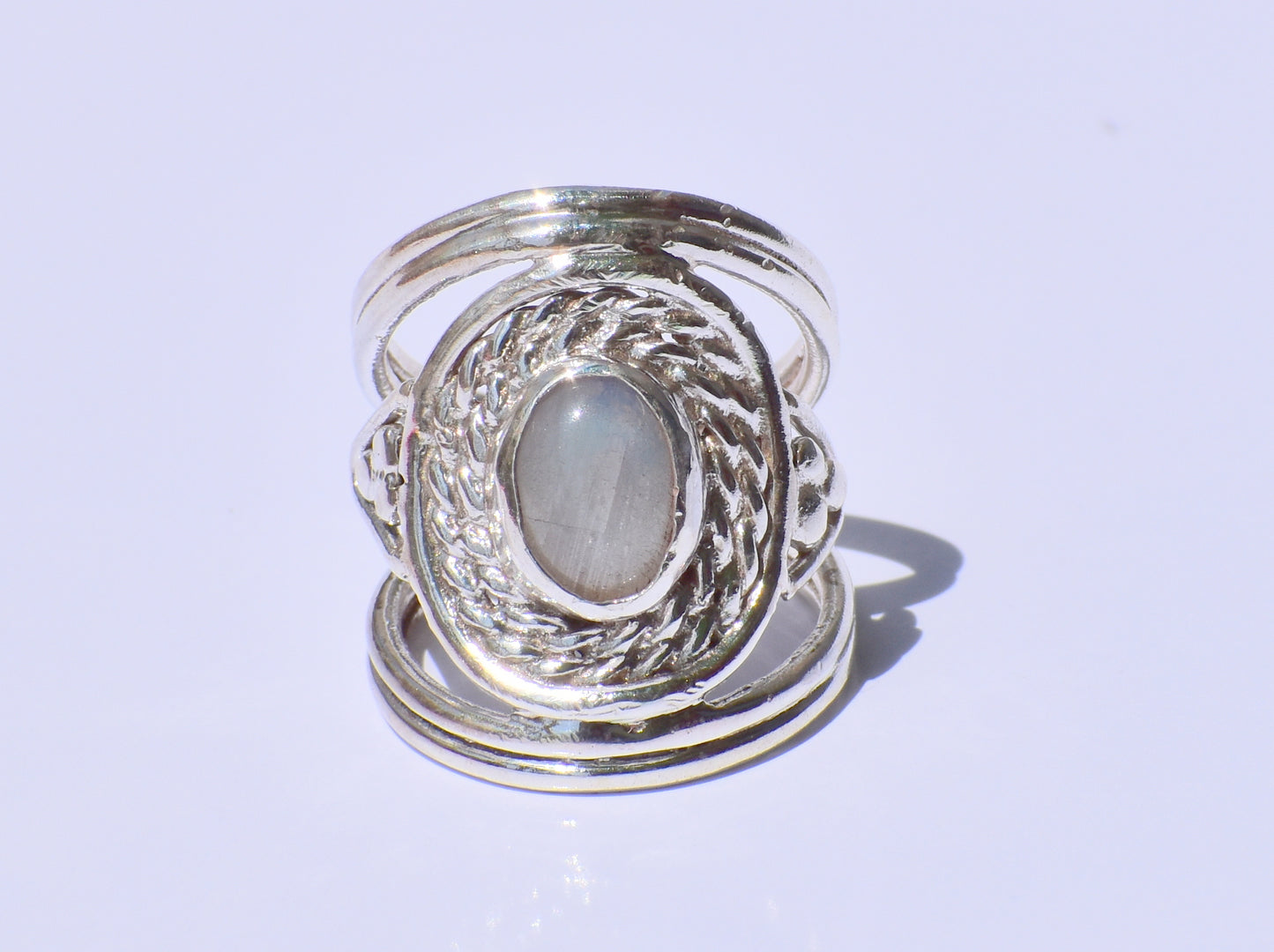 Moonstone Ring, Sterling Silver Ring, Precious Ring, Statement Ring, Handmade Ring, Wedding Ring, Bohemian Ring, Gemstone Ring, Gift For Her