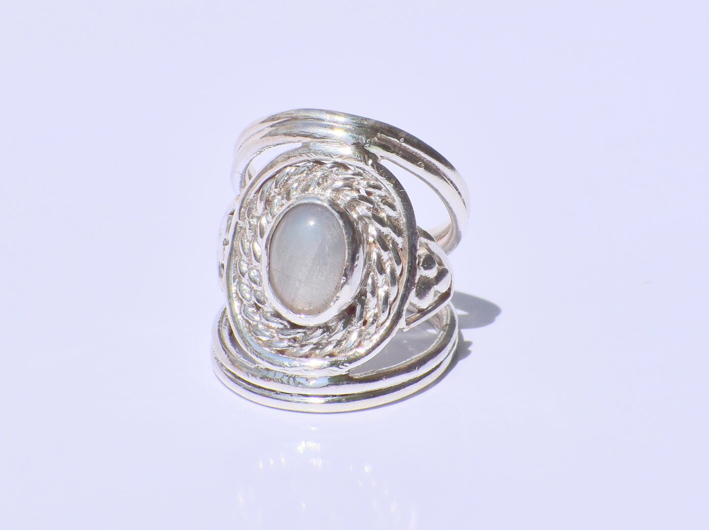 Moonstone Ring, Sterling Silver Ring, Precious Ring, Statement Ring, Handmade Ring, Wedding Ring, Bohemian Ring, Gemstone Ring, Gift For Her