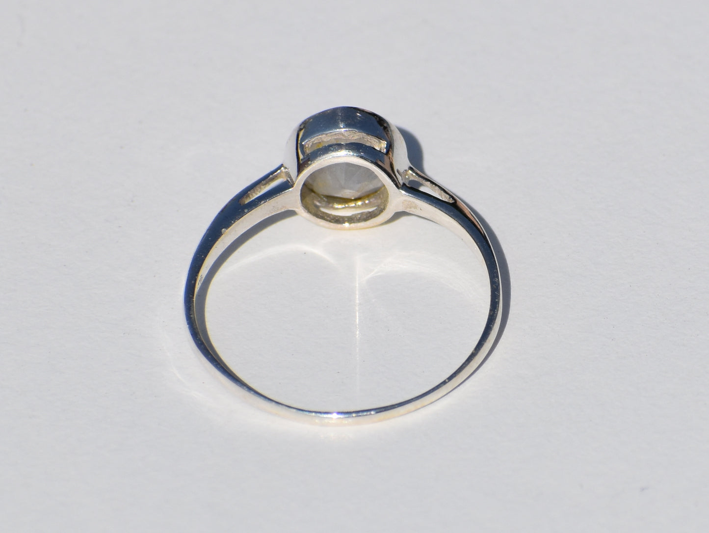 Moonstone Ring, Sterling Silver Ring, Round Gemstone, Birthstone Ring, Statement Ring, Promise Ring, Charm Ring, Bohemian Ring, Gift For Her