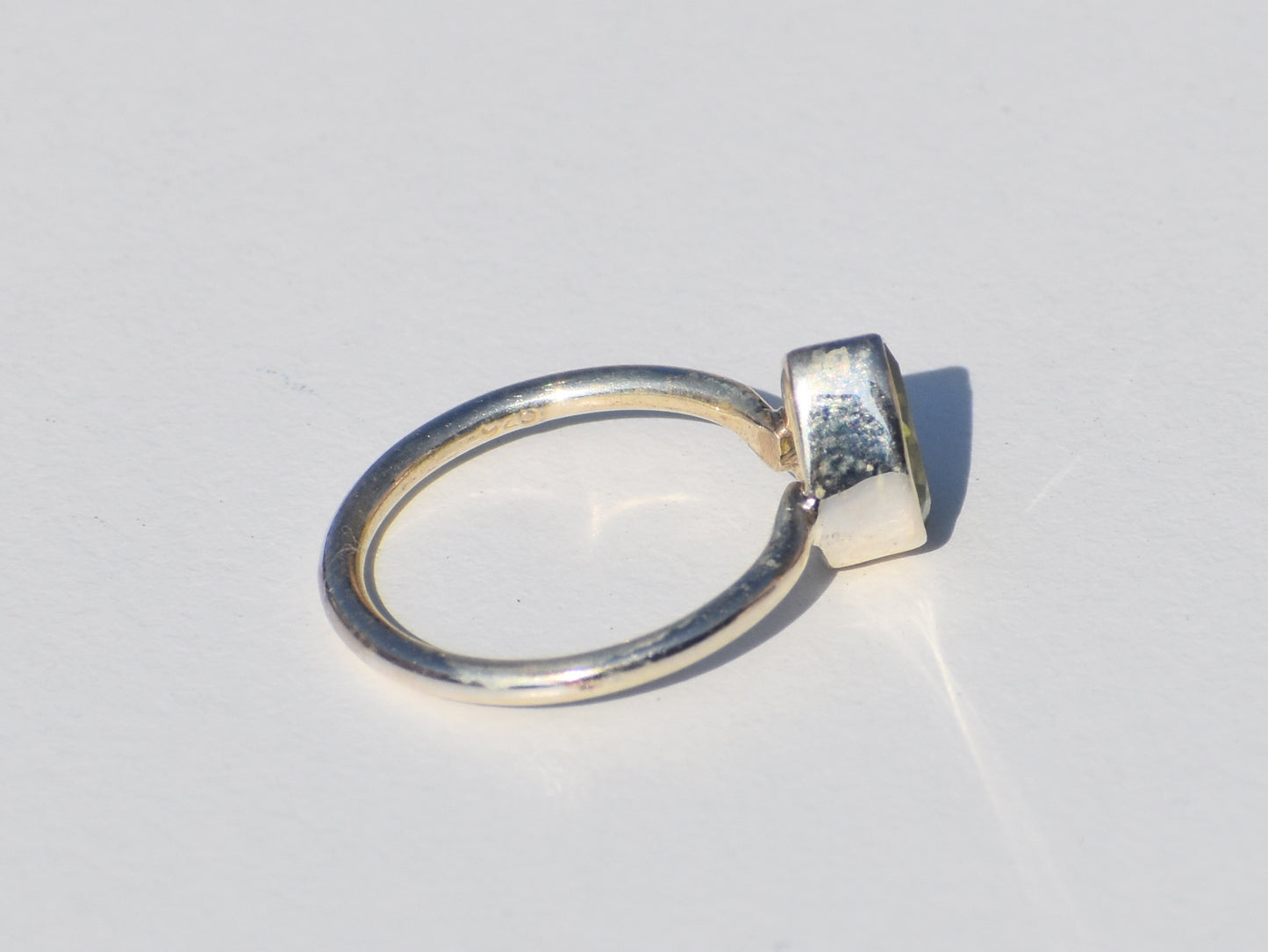Peridot Ring, 925 Solid Sterling Silver, Peridot Quartz Gemstone, August Birthstone, Green Gemstone Ring, Statement Ring, Ring For Everyone