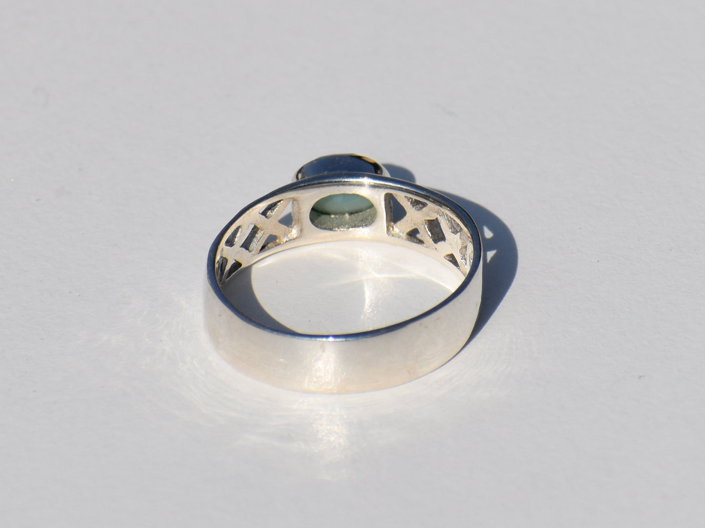 Chalcedony Ring, Sterling Silver Ring, Handmade Ring, Gemstone Ring, Statement Ring, Promise Ring, Precious Ring, Anniversary Gift For Her