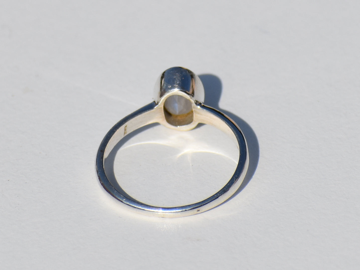 Moonstone Ring, Sterling Silver Ring, Oval Gemstone, Charm Ring, Solitaire Ring, Statement Ring, Precious Ring, Wedding Ring, Ring For Women