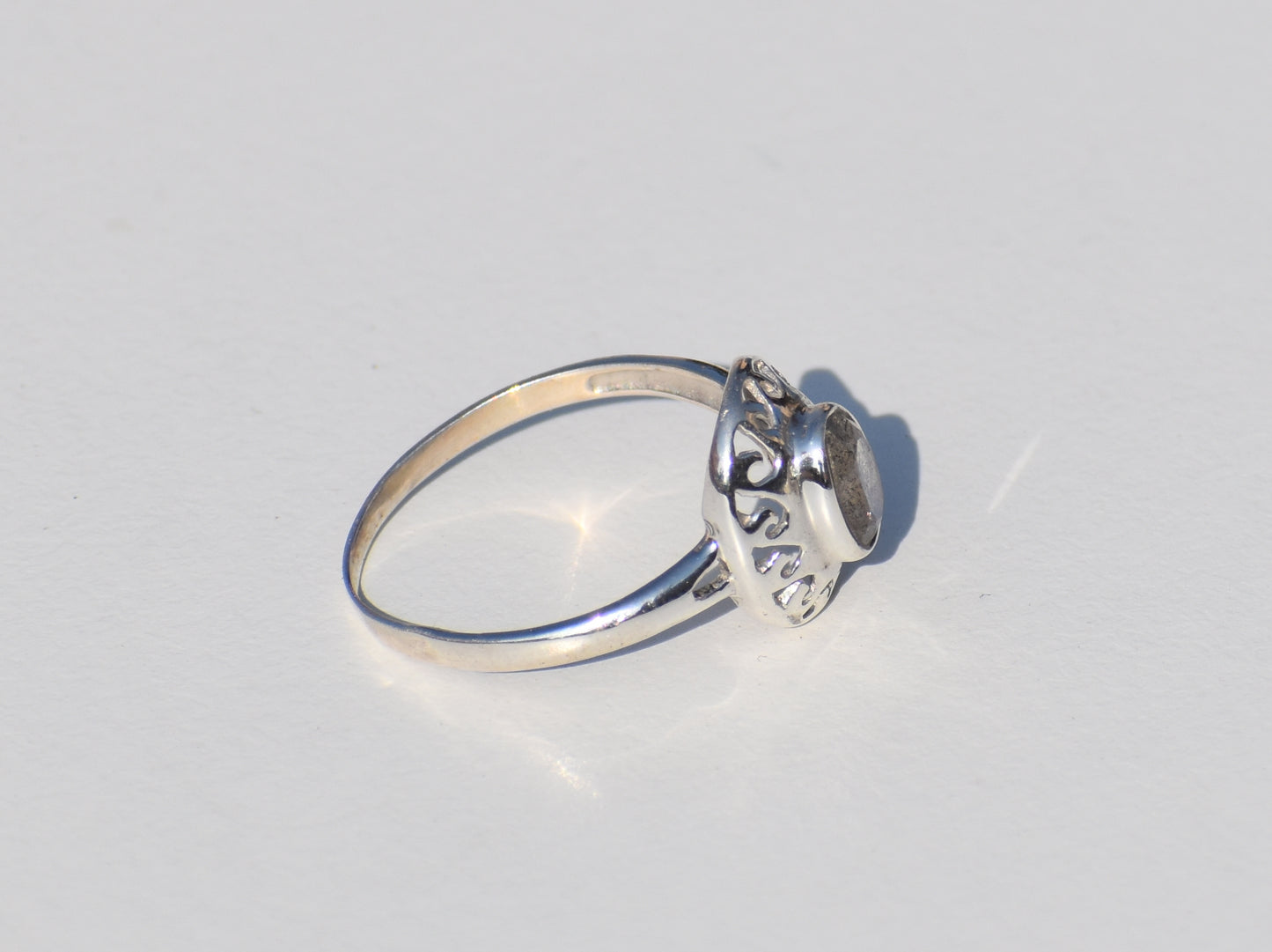 Labradorite Ring, Sterling Silver Ring, Oval Gemstone, Birthstone Ring, Statement Ring, Precious Ring, Handmade Ring, Valentine Gift, Gift Her