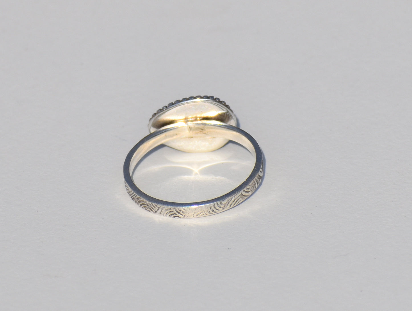 Faceted Aqua Chalcedony Ring, Pear Chalcedony Ring, Handcrafted Ring, Sterling Silver Ring, Blue Chalcedony, Anniversary Gift, Gift For her