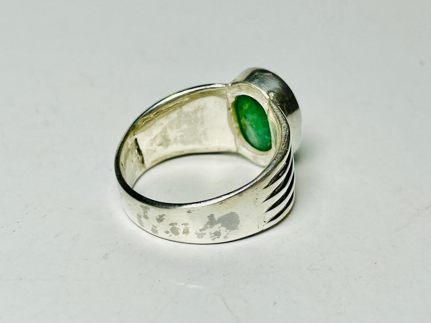 Emerald Ring, May Birthstone Ring, Solitaire Stone Ring, Sterling Silver Ring, Natural Gemstone Ring, 925 Silver Emerald Ring, Oval Emerald