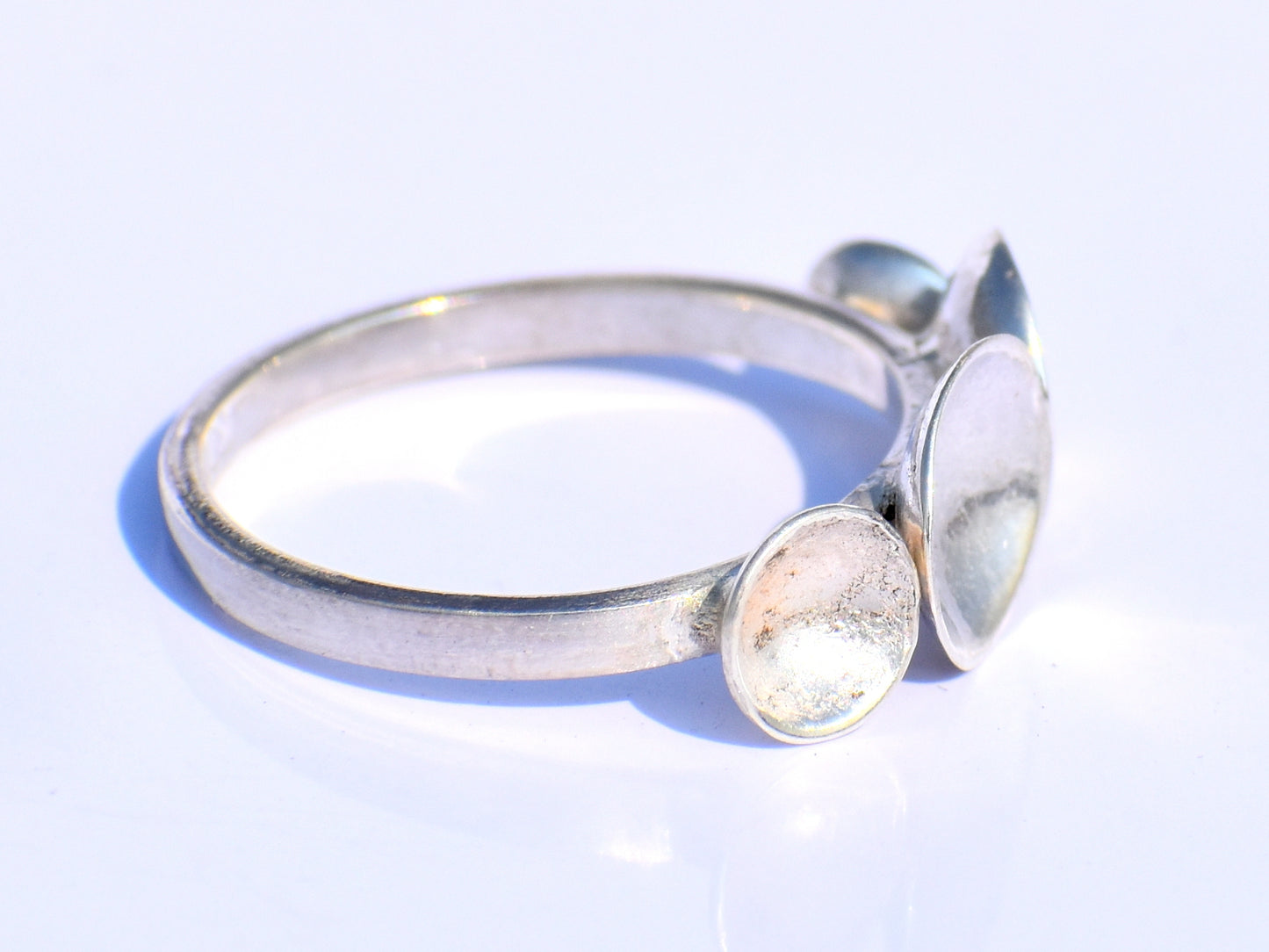 Silver Circle Ring, 925 Silver Ring, Handmade Ring, Dainty Ring, Bohemian Ring, Anniversary Gift, Stacking Ring, Boho Ring, Gift For Women