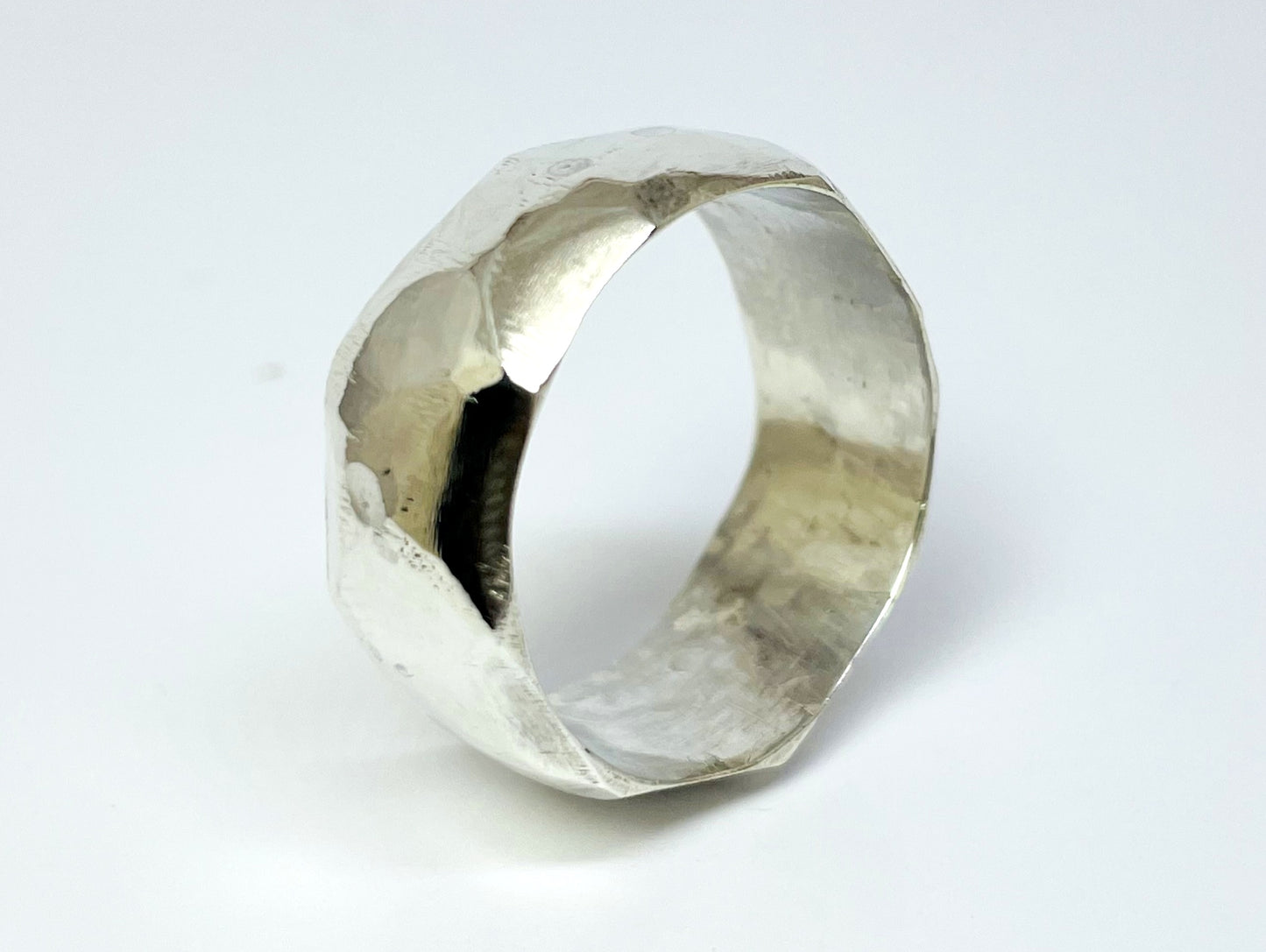 Band Ring, Adjustable Band Ring, Sterling Silver Ring, Handmade Ring, Open Band Ring, Wedding Band Ring, Knuckle Ring, Fidget Ring For Women