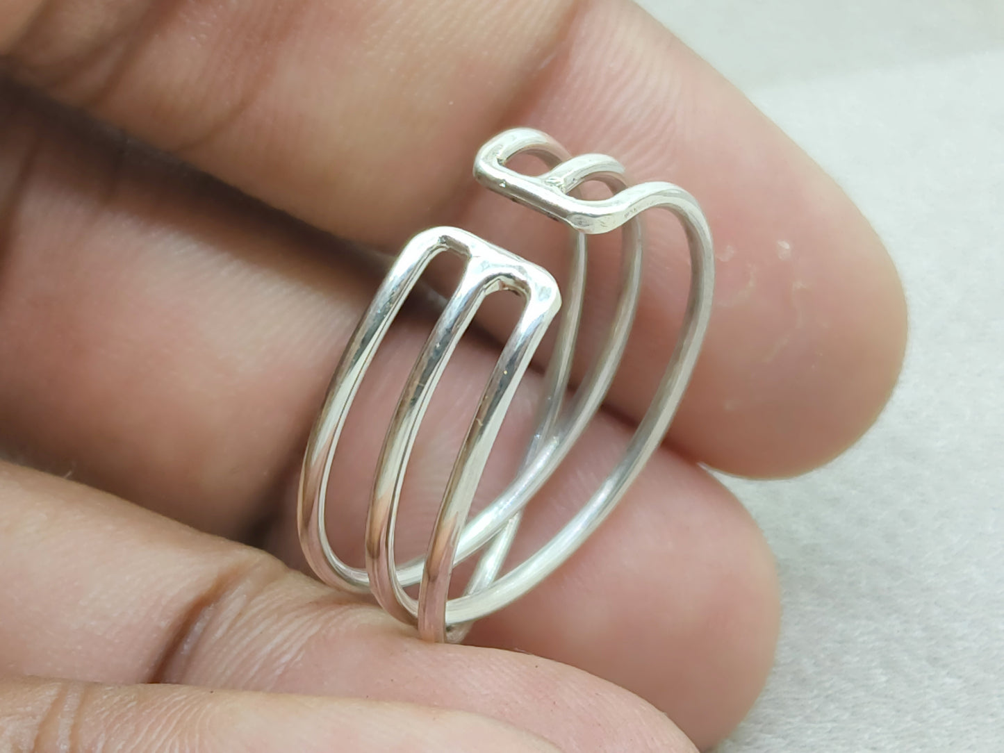 Silver Toe Ring, 925 Sterling Silver Ring, Adjustable Toe Ring, Handmade Toe Ring, Bohemian Toe Ring, Minimalist Silver Ring, Ring For Her
