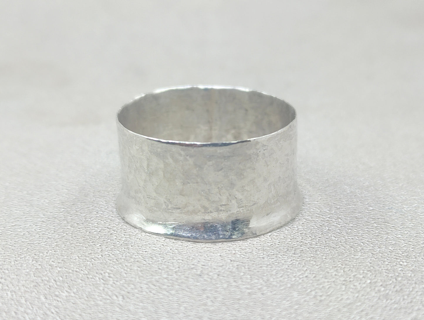 Hammered Band Ring, 925 Silver, Rustic Ring, Midi Ring, Texture Ring, Unisex Minimalist Ring, Valentine's Gift, Ring For Women, Silver Band