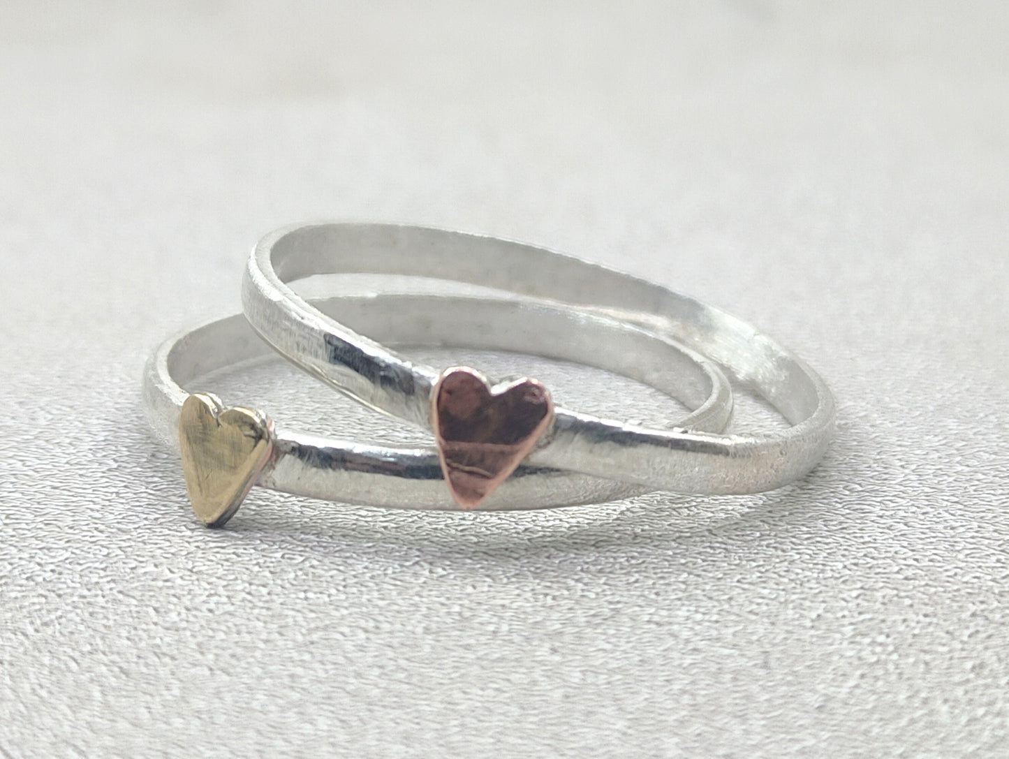 Heart Ring, Midi Ring, Thin Band Ring, Handmade Ring, Sterling Silver Ring, Statement Ring, Stacking Ring, Fidget Ring, Chunky Ring For Her