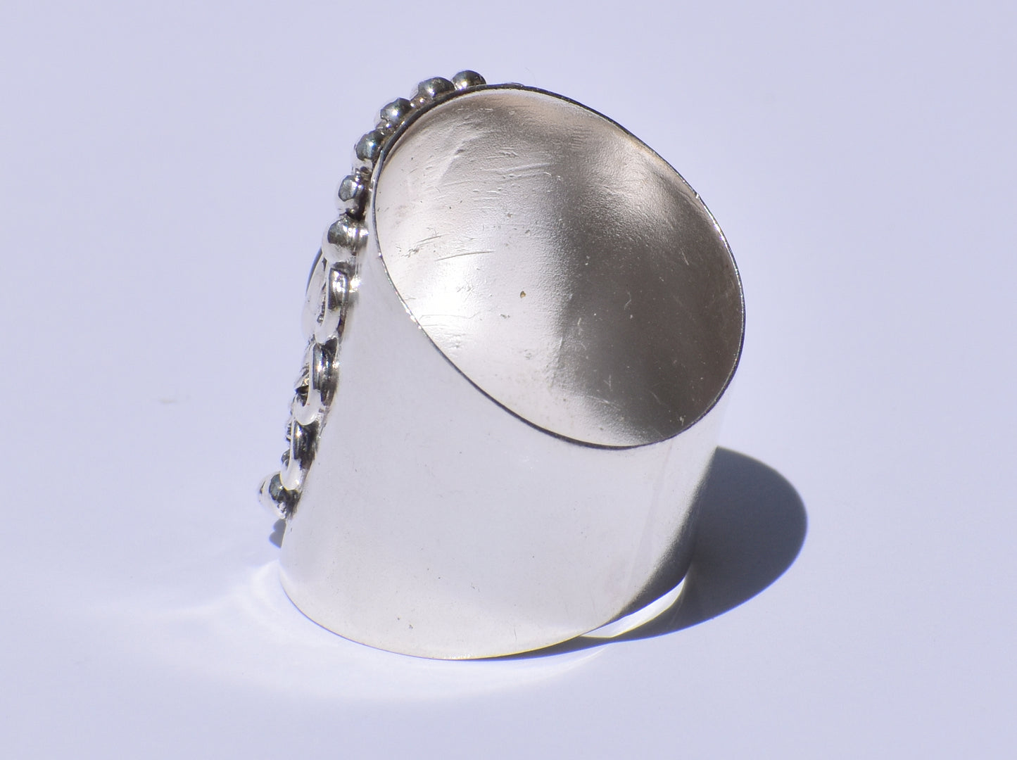 Black Onyx Band Ring, Healing Stone, Oval Stone Ring, Handcrafted Band Ring, Unisex Jewelry, Statement Jewelry, Wide Band Ring, Gift For Her
