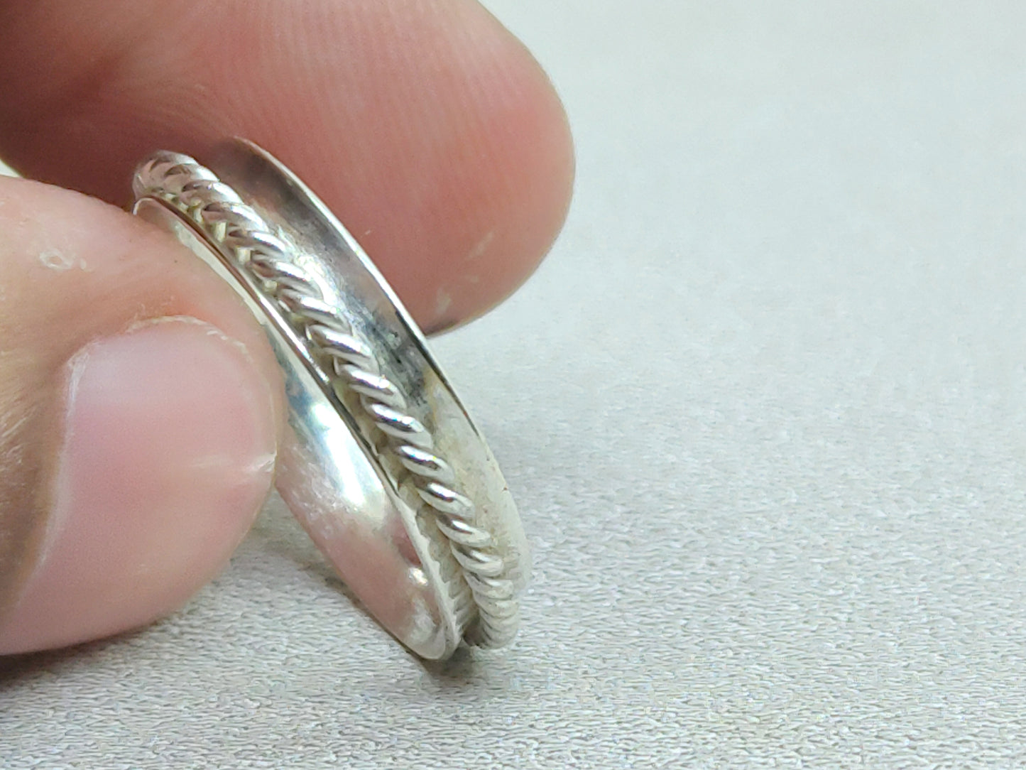 Spinner Ring, 925 Silver Ring, Anxiety Ring, Fidget Ring, Spinner Ring, Meditation Ring, Women Ring, Worry Ring, Thumb Ring, Gift For Her
