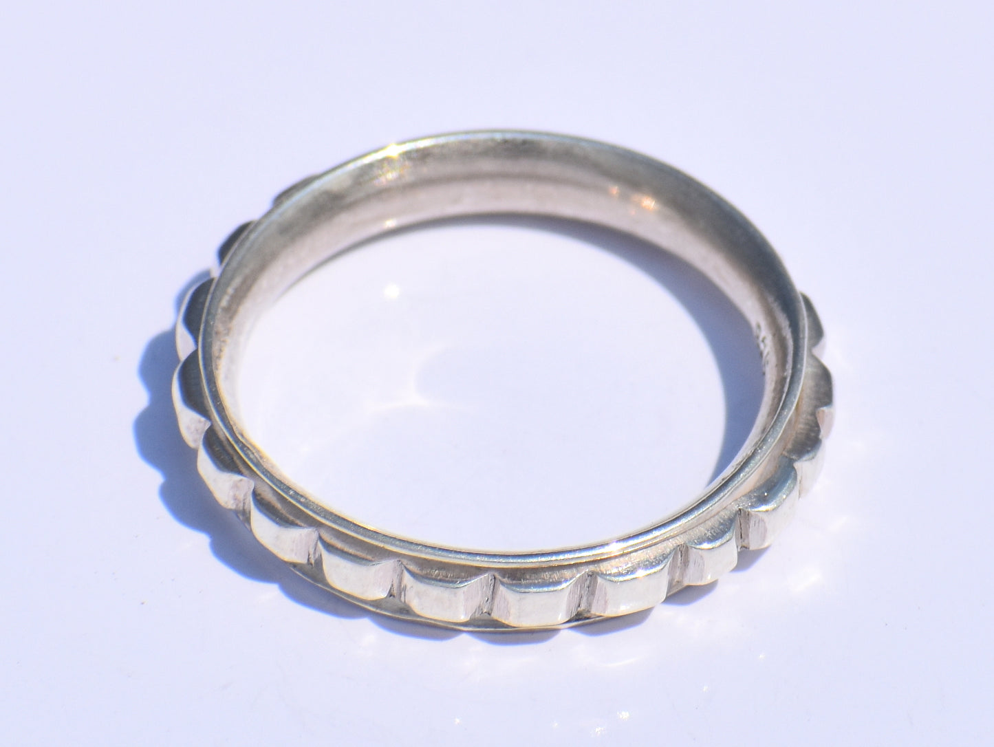 Spinner Ring, Band Ring, Sterling Silver Ring, Stacking Ring, Statement Ring, Unique Ring, Wedding Band, Thin Band, Handmade Band, Gift Ring