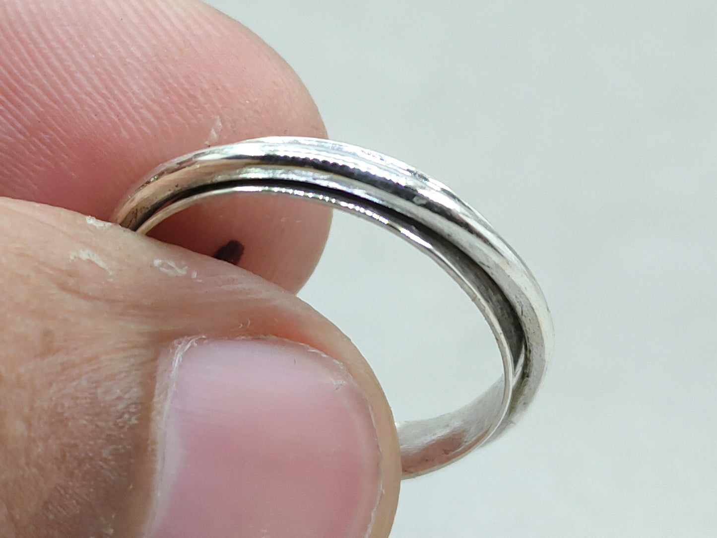 Spinner Ring, Minimalist Spinner Ring, 925 Sterling Silver Ring, Meditation Ring, Women Ring, Thumb Ring, Dainty Ring, Fidget Ring, Jewelry