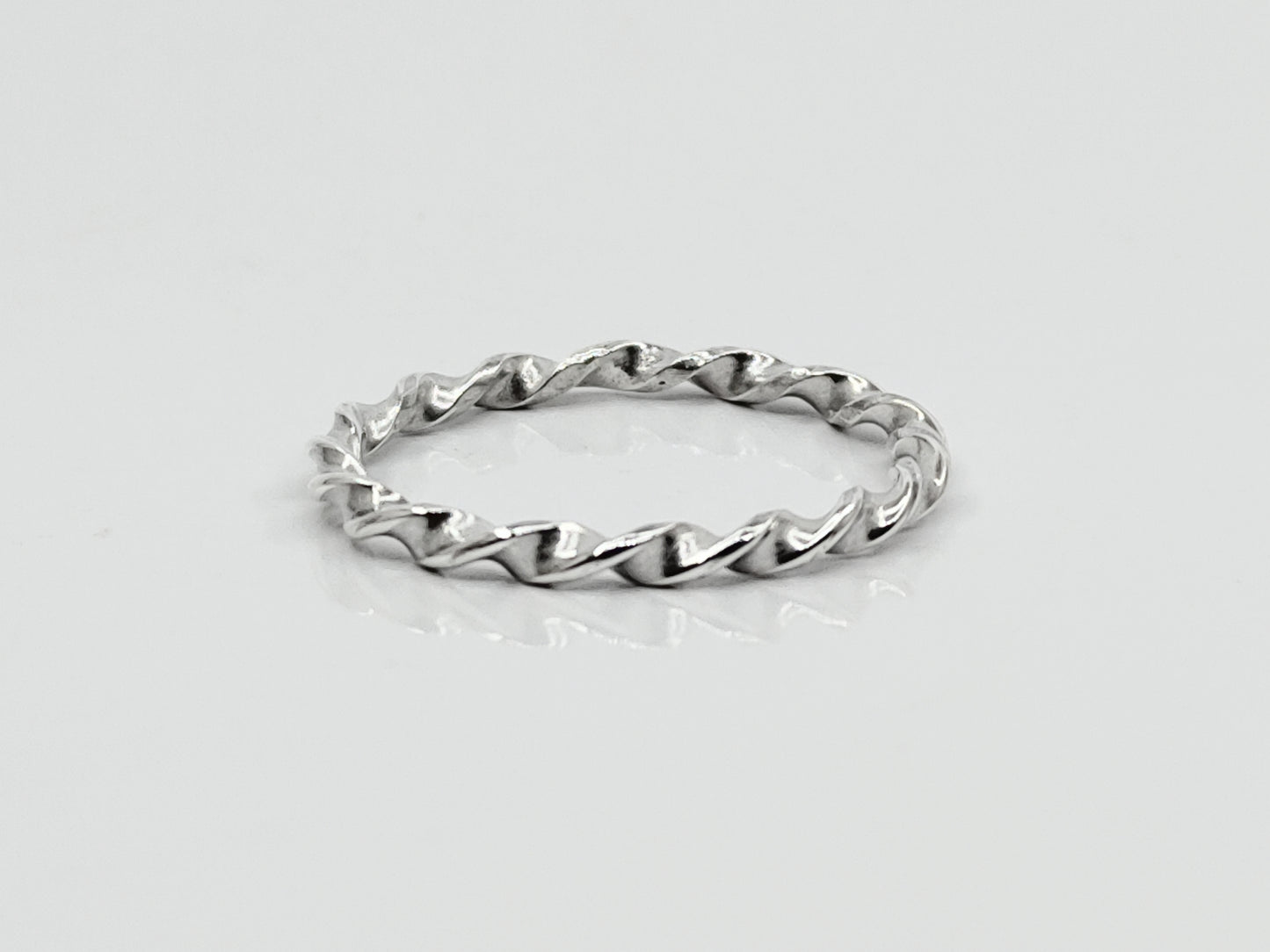 Stacking Ring, Midi Ring, 925 Sterling Silver Ring, Anniversary Gift, Curly Ring, Spiral Ring, Band Ring, Dainty Ring, Minimalist Ring, Ring