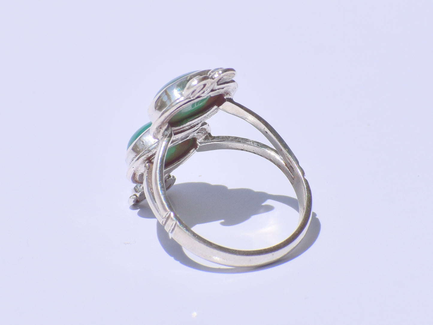 Onyx Ring, Green Onyx Ring, Double Green Stone Ring, Handmade Ring, 925 Sterling Silver Ring, Oval Onyx Ring, Zodiac Ring, Solitaire Ring
