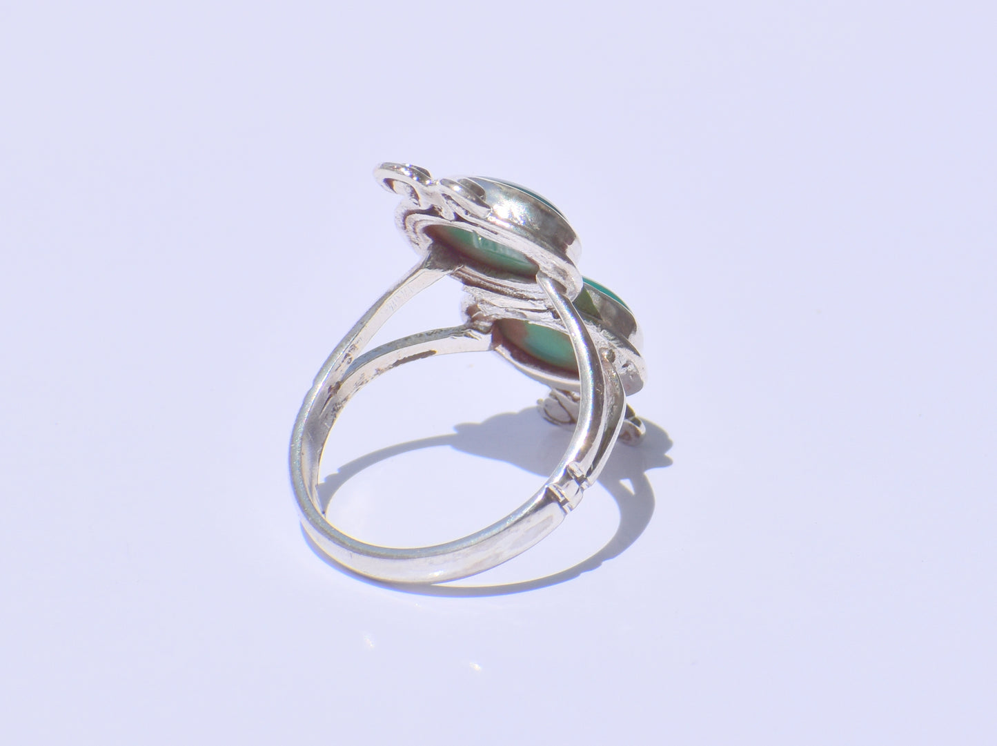 Onyx Ring, Green Onyx Ring, Double Green Stone Ring, Handmade Ring, 925 Sterling Silver Ring, Oval Onyx Ring, Zodiac Ring, Solitaire Ring