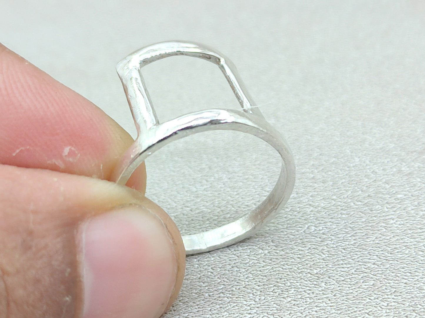 Stacking Ring, Sterling Silver Ring, Handmade Ring, Midi Ring, Chunky Silver Ring, Unisex Ring, Minimalist Ring, Fidget Ring, Gift For Her