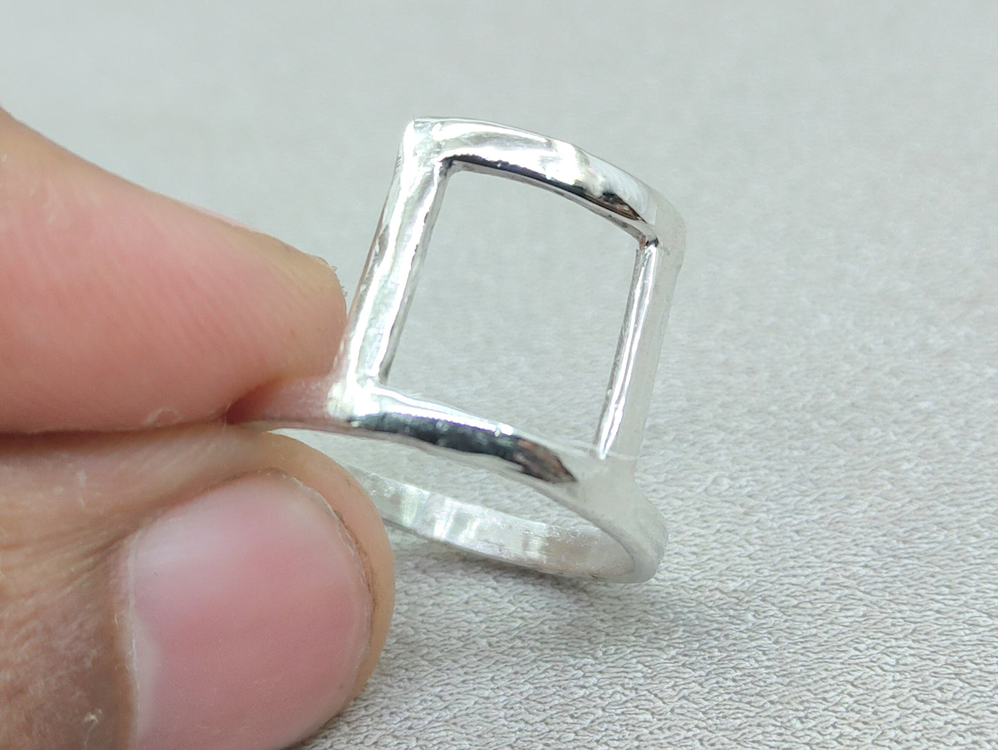 Stacking Ring, Sterling Silver Ring, Handmade Ring, Midi Ring, Chunky Silver Ring, Unisex Ring, Minimalist Ring, Fidget Ring, Gift For Her