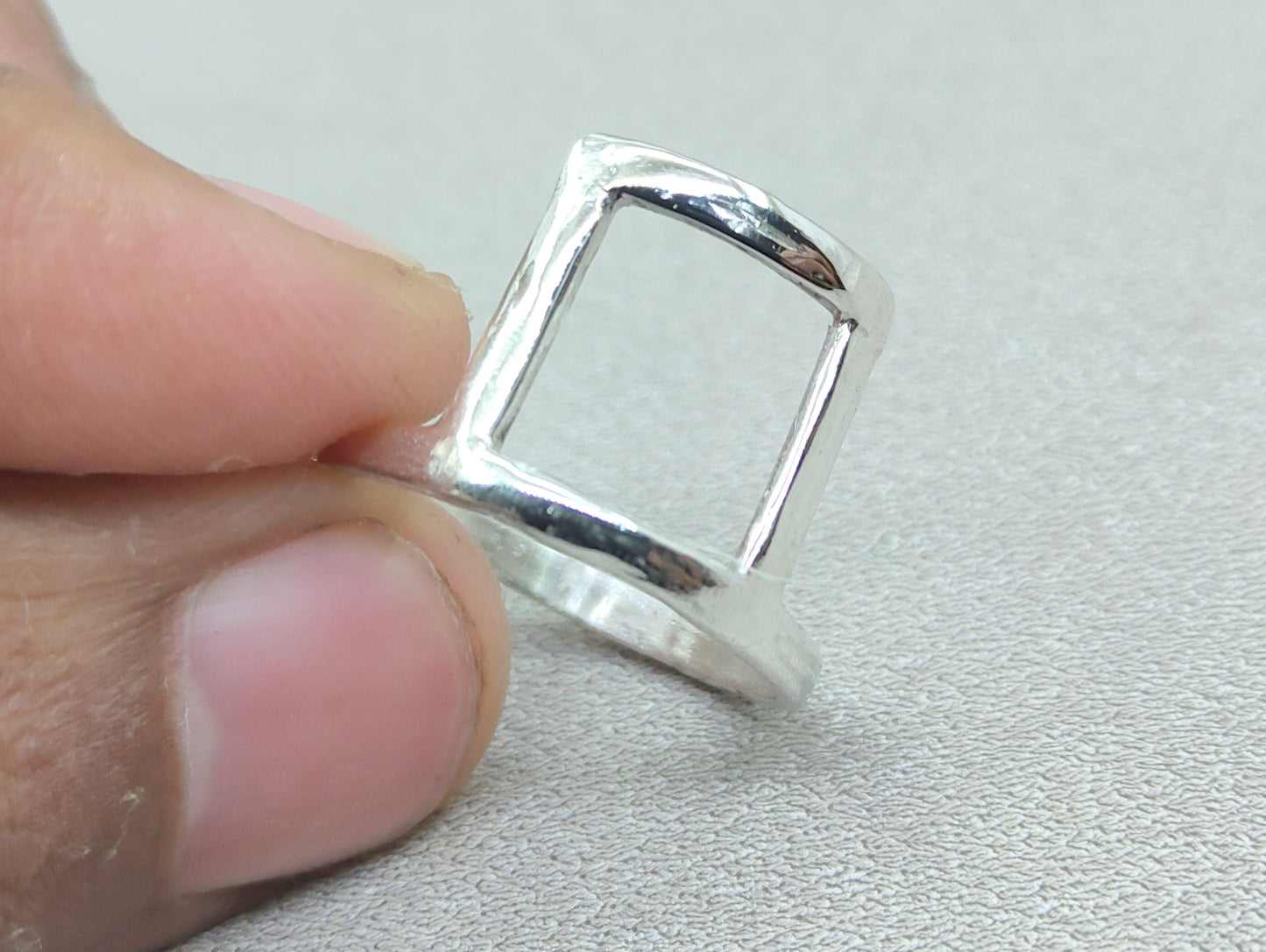 Stacking Ring, Sterling Silver Ring, Handmade Ring, Midi Ring, Chunky Silver Ring, Unisex Ring, Minimalist Ring, Fidget Ring, Gift For Her