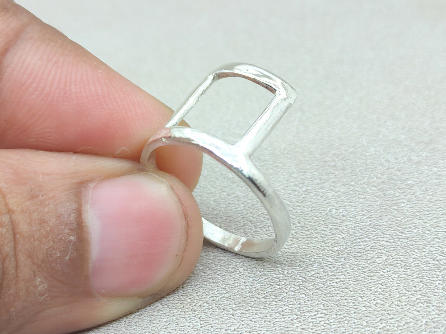 Stacking Ring, Sterling Silver Ring, Handmade Ring, Midi Ring, Chunky Silver Ring, Unisex Ring, Minimalist Ring, Fidget Ring, Gift For Her