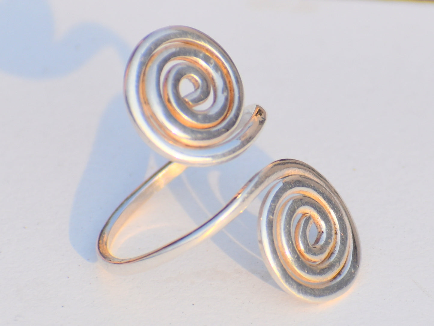 Spiral Ring, Coil Ring, 925 Silver Ring, Handmade Ring, Round Spiral Ring, Statement Ring, Anniversary Gift, Christmas Gift, Gift For Women