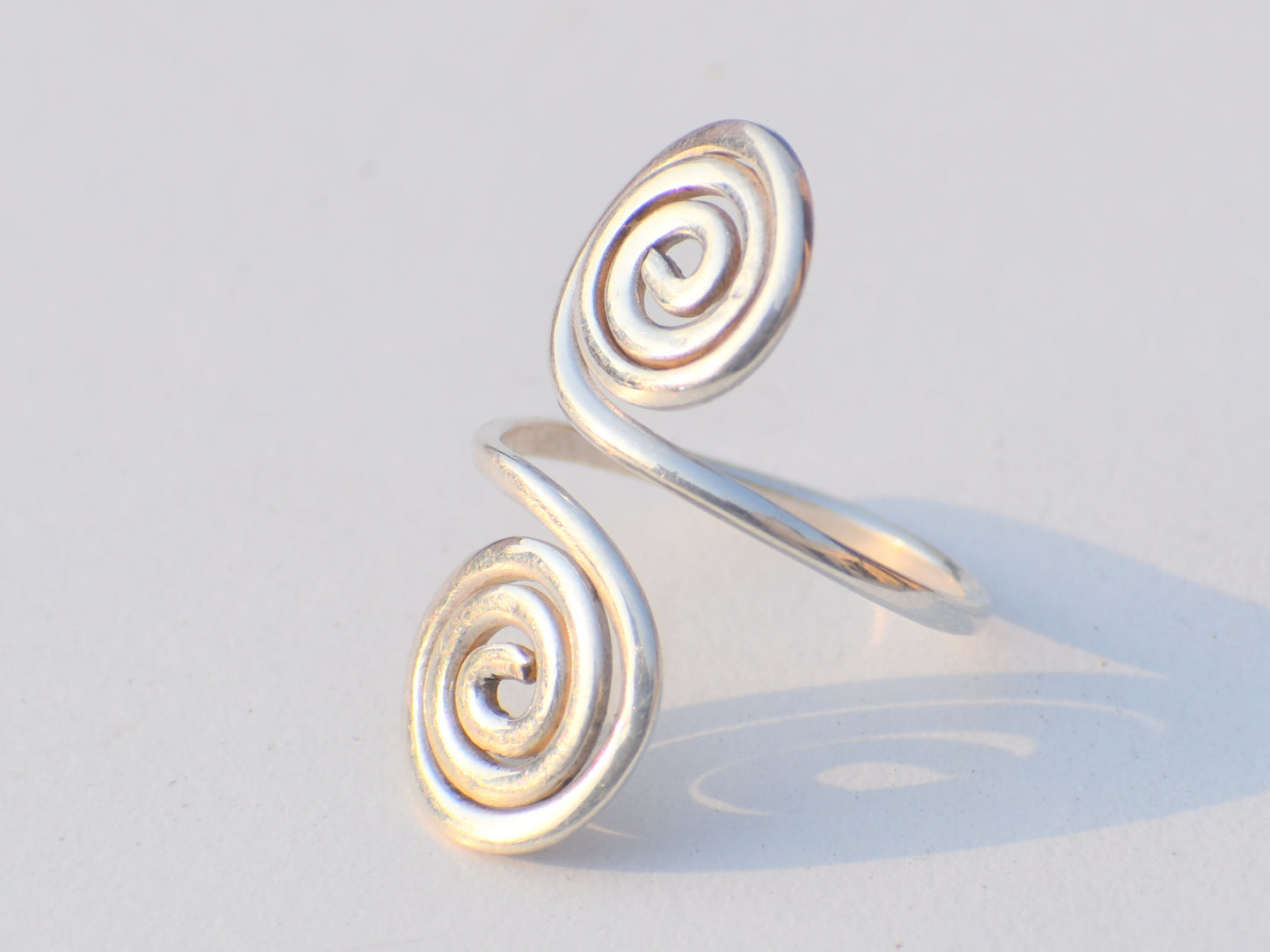 Spiral Ring, Coil Ring, 925 Silver Ring, Handmade Ring, Round Spiral Ring, Statement Ring, Anniversary Gift, Christmas Gift, Gift For Women
