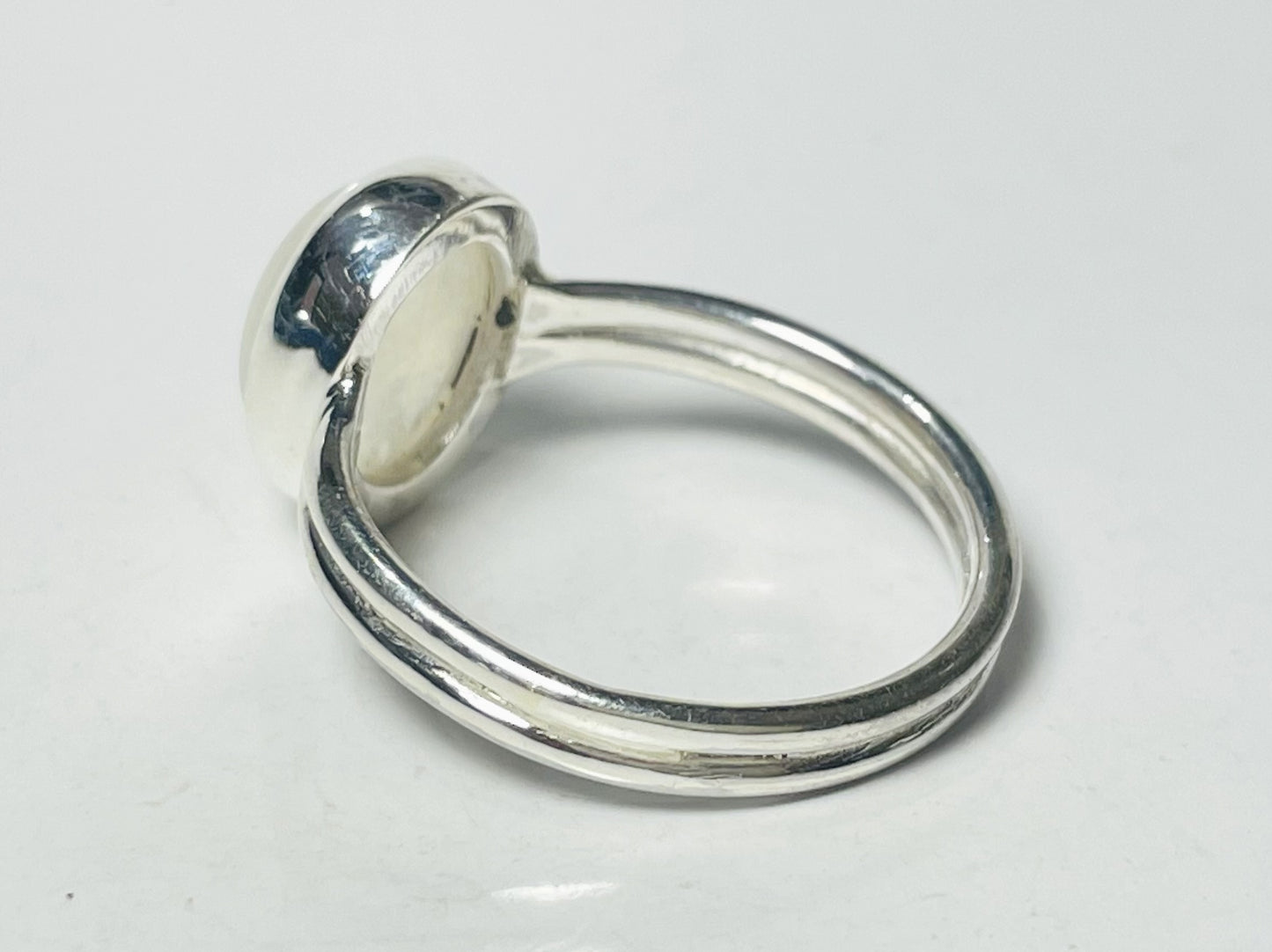 Moonstone Ring, 925 Silver Ring, Rainbow Moonstone Ring, June Birthstone, Blue Flame Moonstone Ring, Oval Moonstone Ring, Statement Jewelry