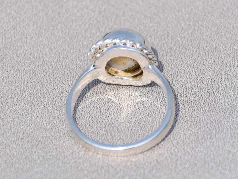Natural Pearl Ring, Freshwater Pearl, Baroque Pearl Ring, Beach Ring, Sterling Silver Ring, Statement Ring, Personalized Gifts, Ring For Her