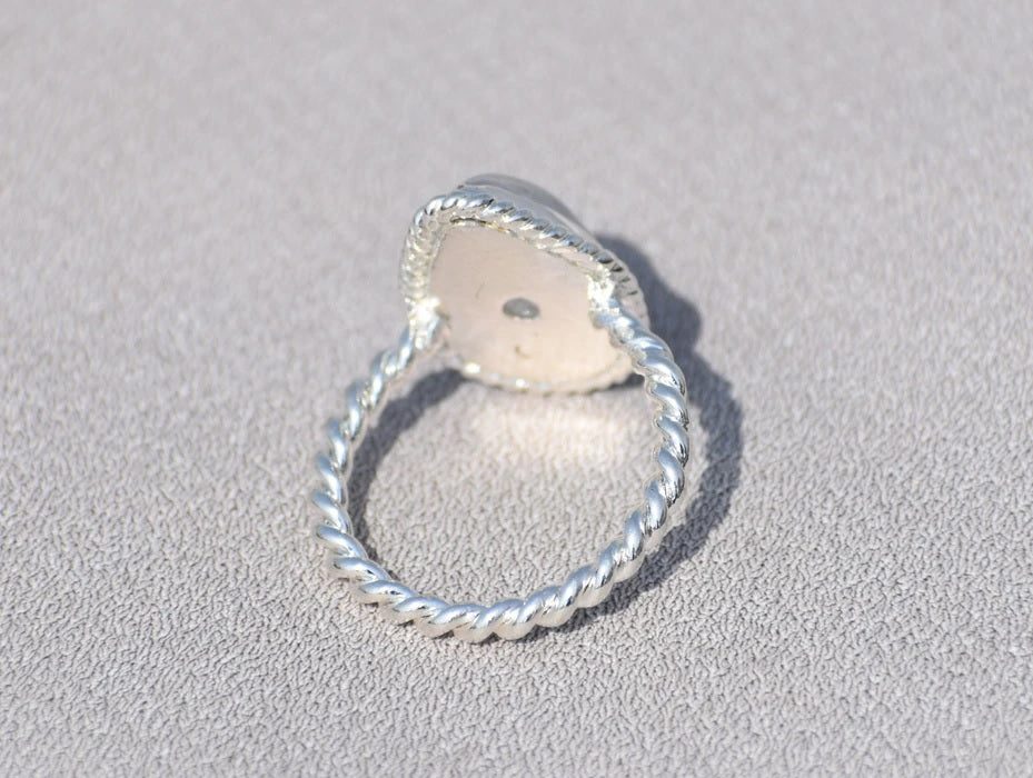Rainbow Moonstone Ring, 925 Sterling Silver Ring, Gemstone Ring, Pear Shape Ring, Handmade Jewelry, Teardrop Moonstone Ring, Statement ring
