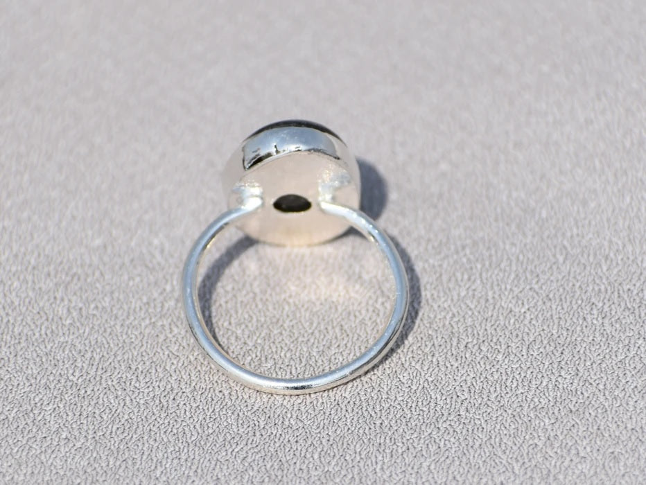 Oval Labradorite Ring, 925 Sterling Silver Ring, Natural Labradorite Ring, Green Labradorite Ring, Statement Ring, February Birthstone Ring