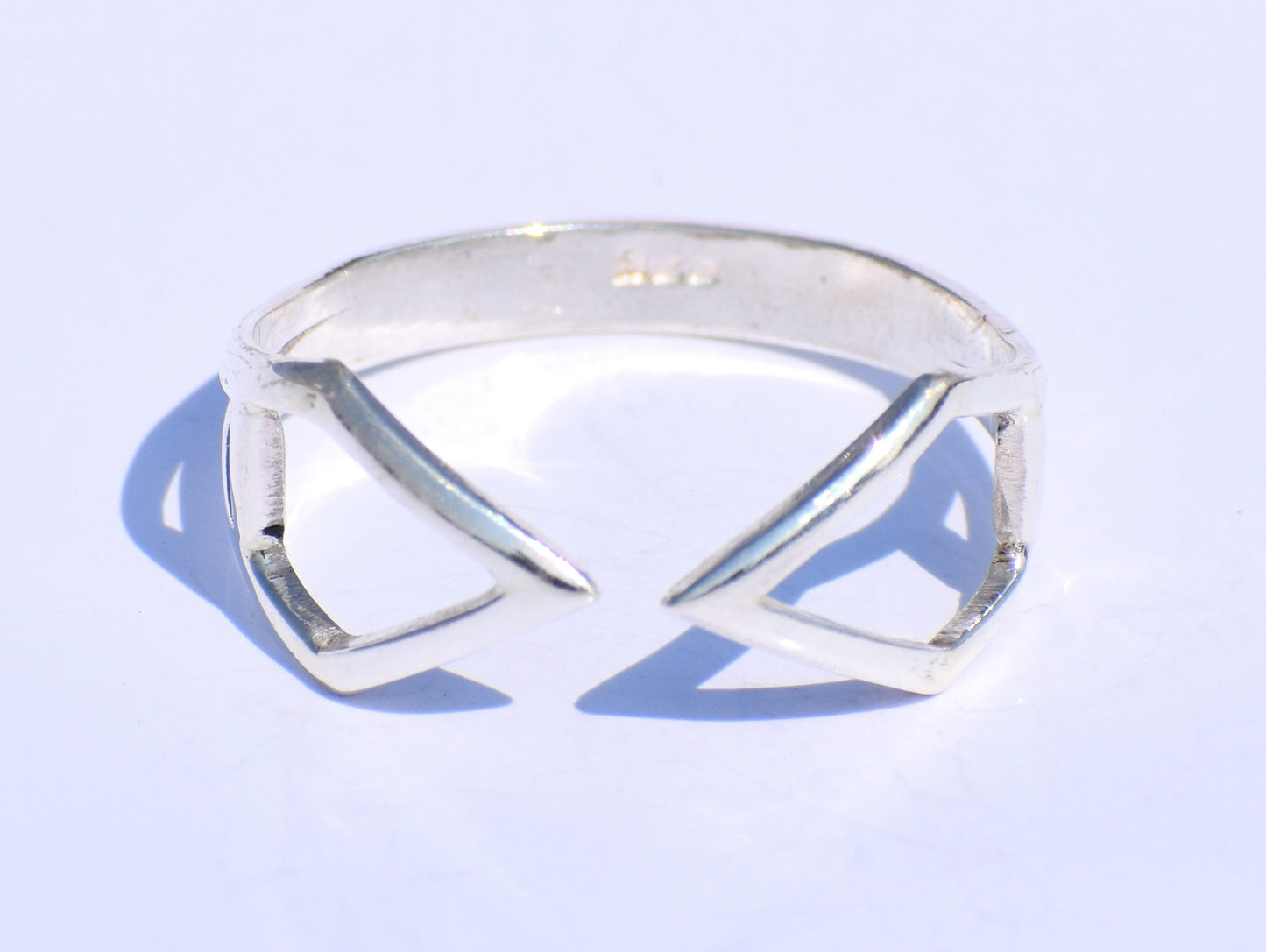 Silver Adjustable Ring, 925 Sterling Silver Ring, Handmade Ring, Geometric Ring, Boho Silver Ring, Unisex Ring, Gift For Her, Valentine Gift