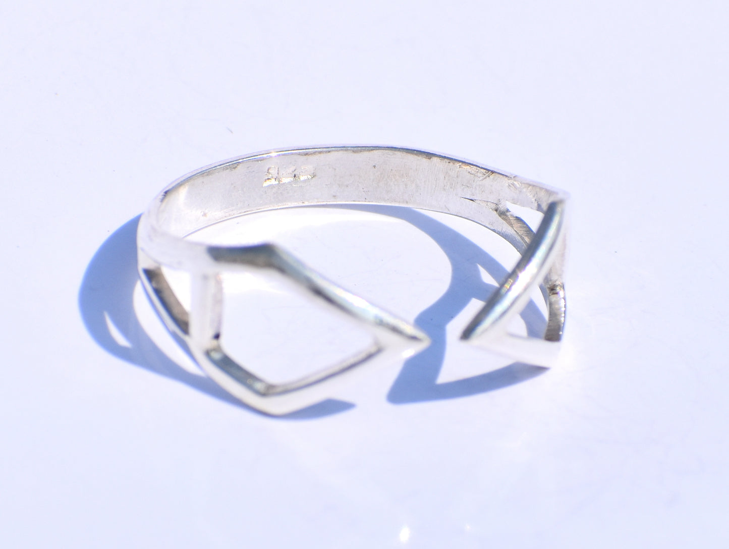 Silver Adjustable Ring, 925 Sterling Silver Ring, Handmade Ring, Geometric Ring, Boho Silver Ring, Unisex Ring, Gift For Her, Valentine Gift