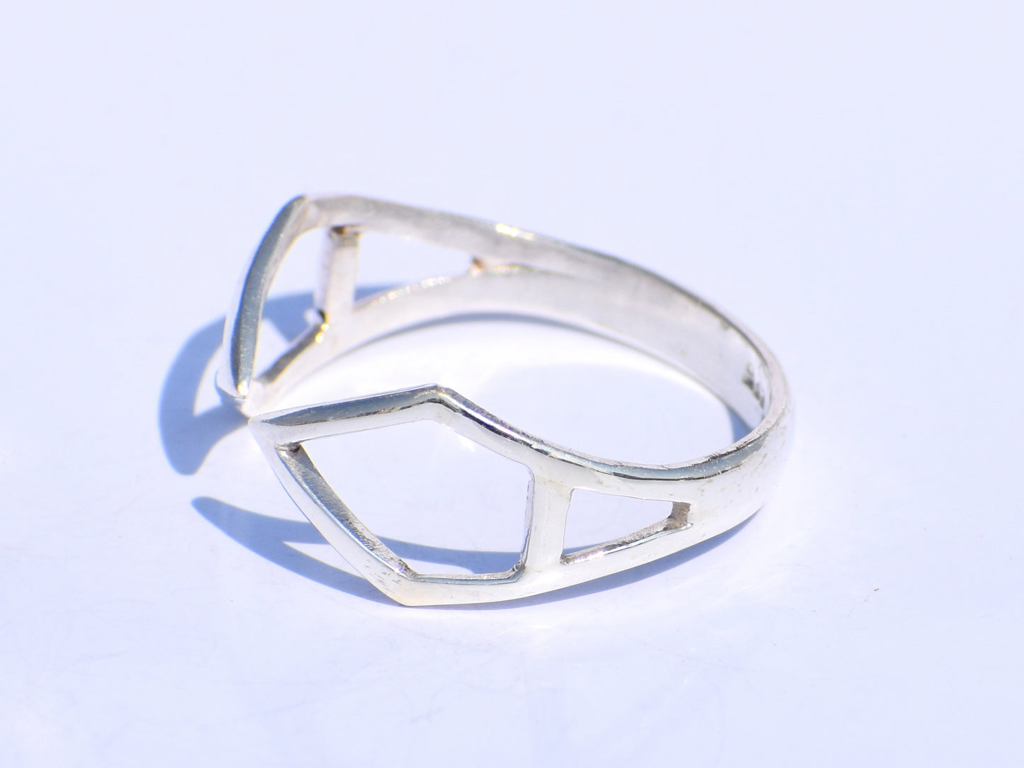 Silver Adjustable Ring, 925 Sterling Silver Ring, Handmade Ring, Geometric Ring, Boho Silver Ring, Unisex Ring, Gift For Her, Valentine Gift
