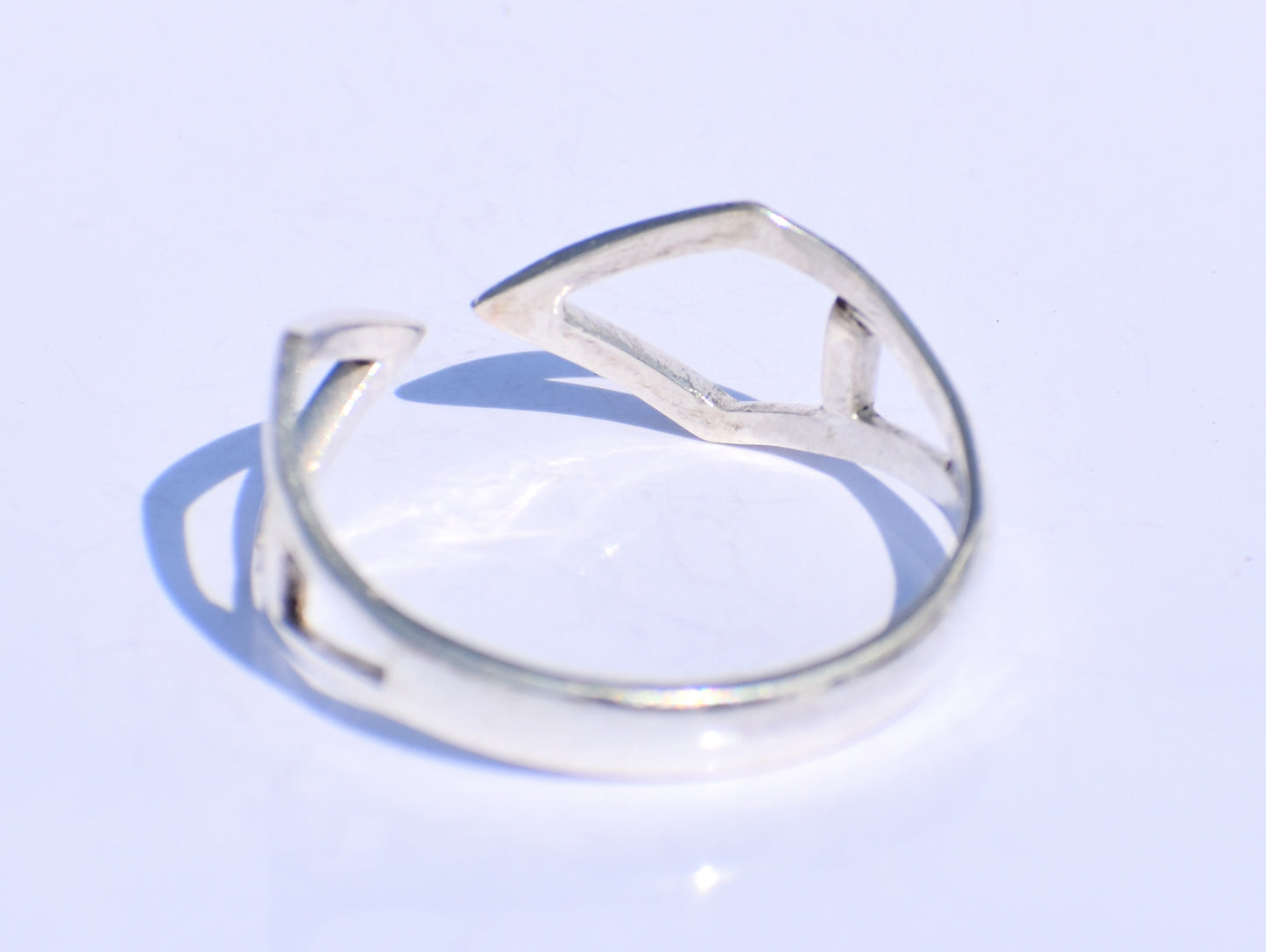 Silver Adjustable Ring, 925 Sterling Silver Ring, Handmade Ring, Geometric Ring, Boho Silver Ring, Unisex Ring, Gift For Her, Valentine Gift