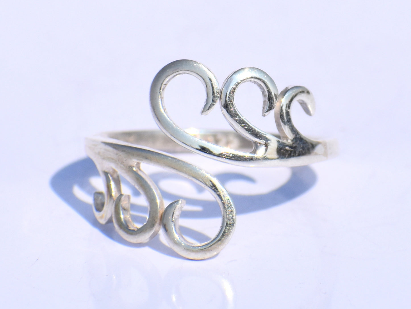 Spiral Ring, Handmade Ring, 925 Sterling Silver Ring, Minimalist Ring, Silver Adjustable Ring, Wire Wrap Ring, Silver Fine Ring, Women Ring